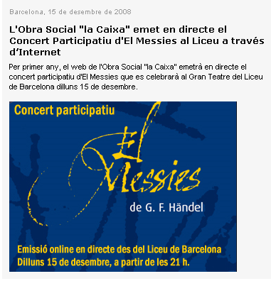 Messies on line - Obra social de la Caixa